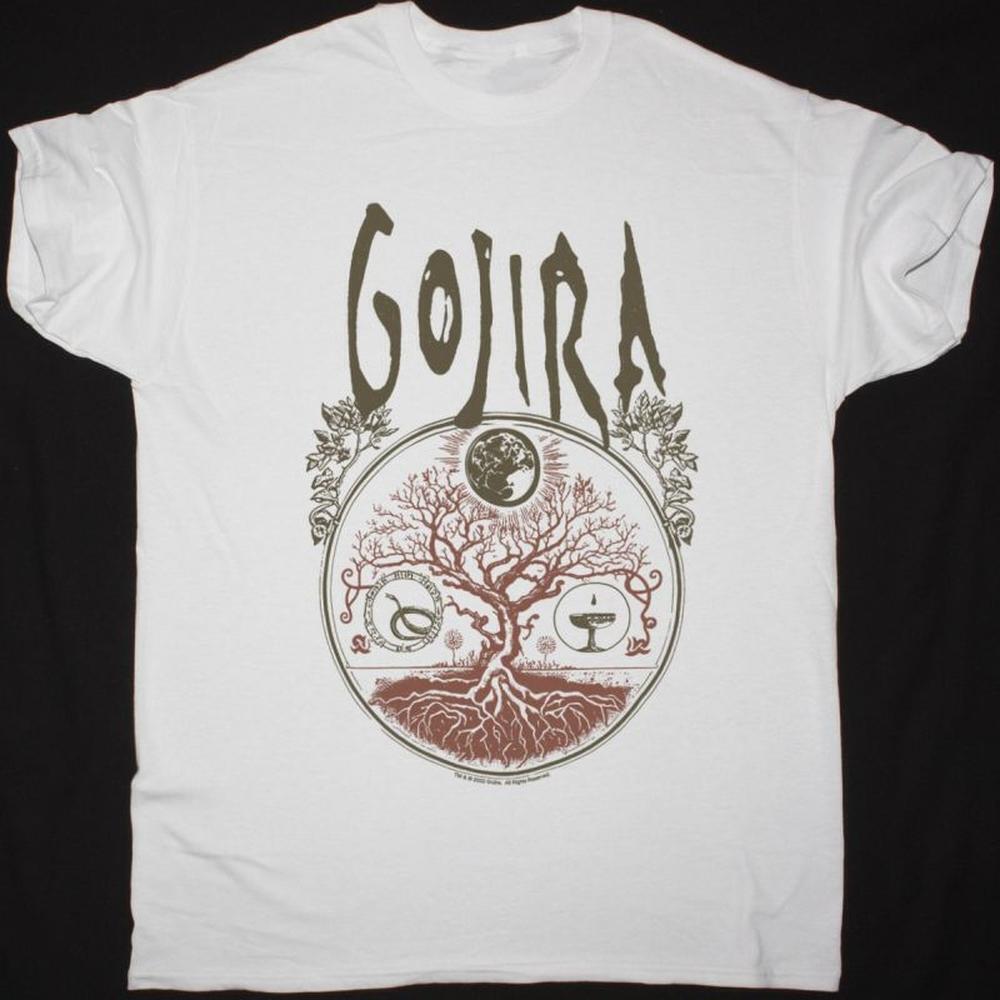 Gojira Tree Of Life New White T Shirt